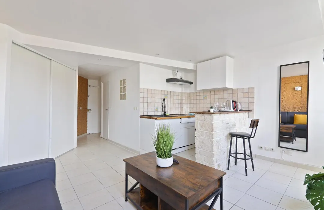 Studio Apartment Quartier Austerlitz Free Netflix-1