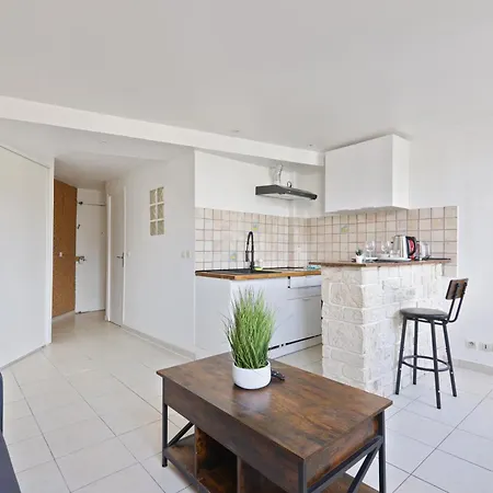 Studio Apartment Quartier Austerlitz Free Netflix-2